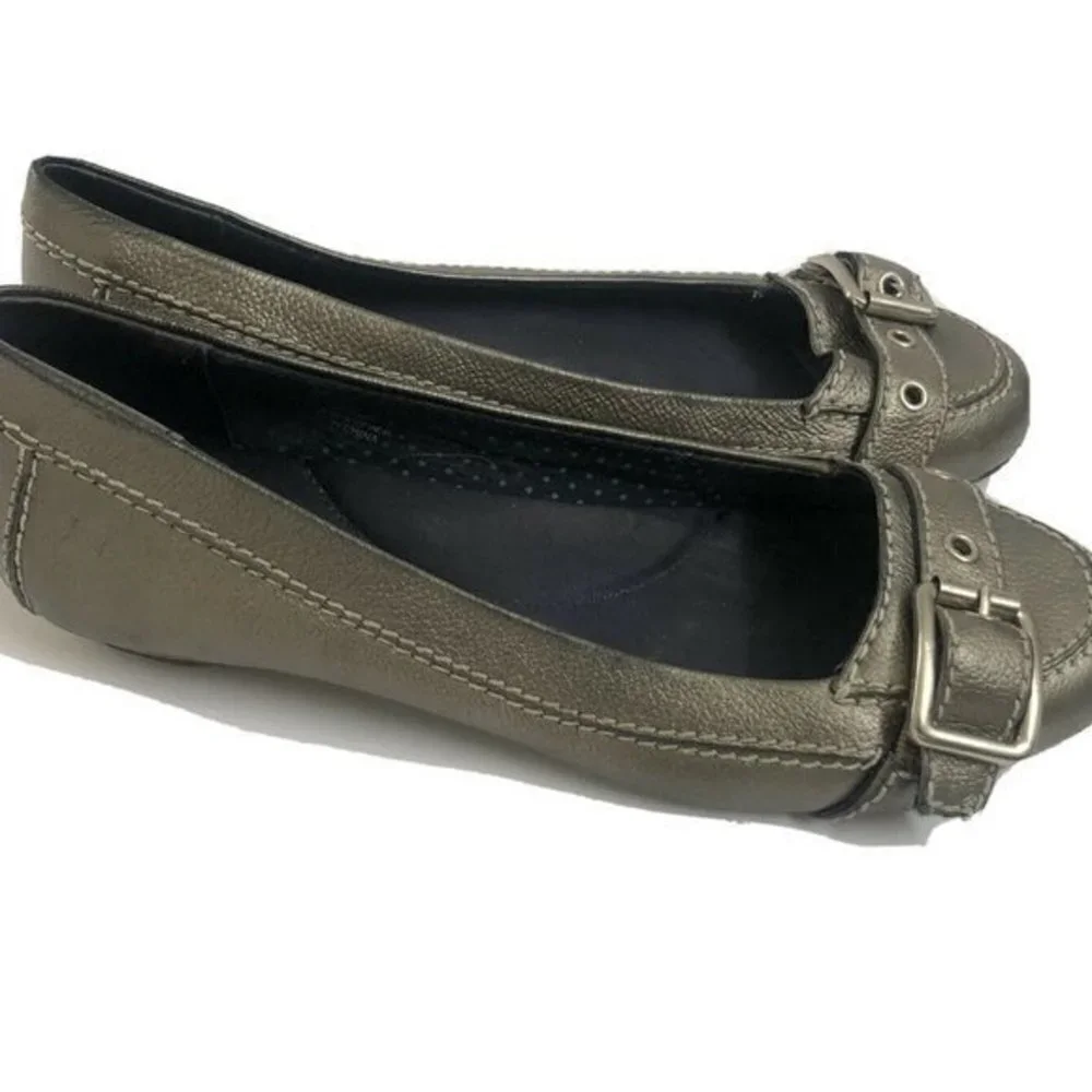 tommy hilfiger Womans Leather Flat Shoes Size 9M